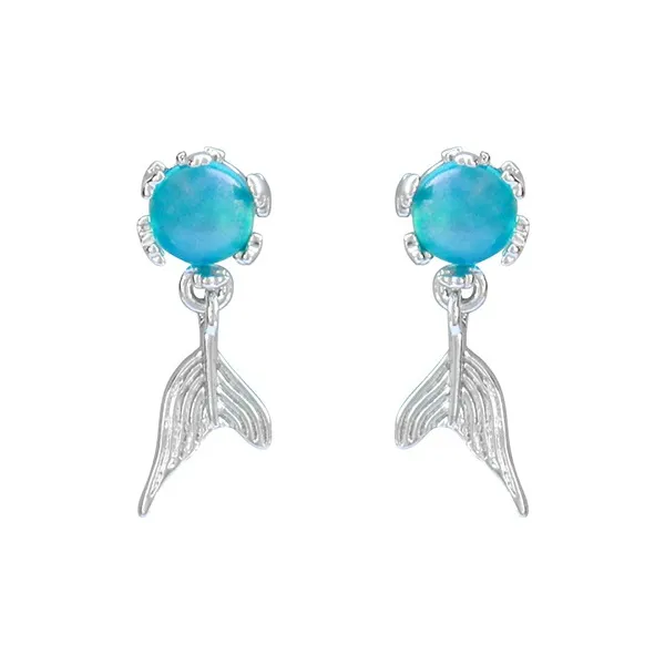 BAIJUAN Alloy With Zircon Stud Earrings Women's-0