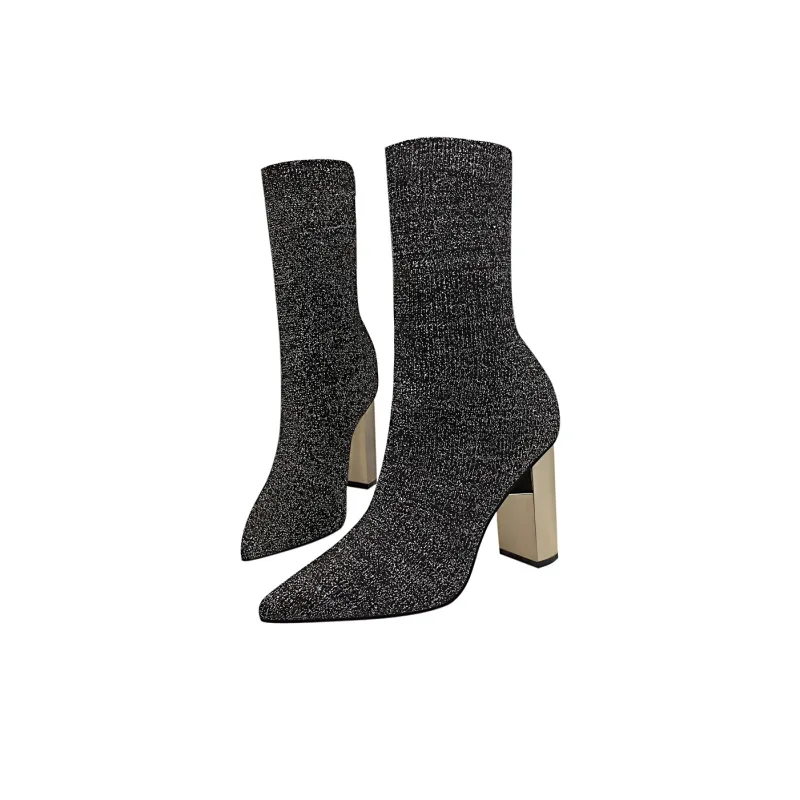 QITUMAUL Ankle Boots 9.5cm Women's-5