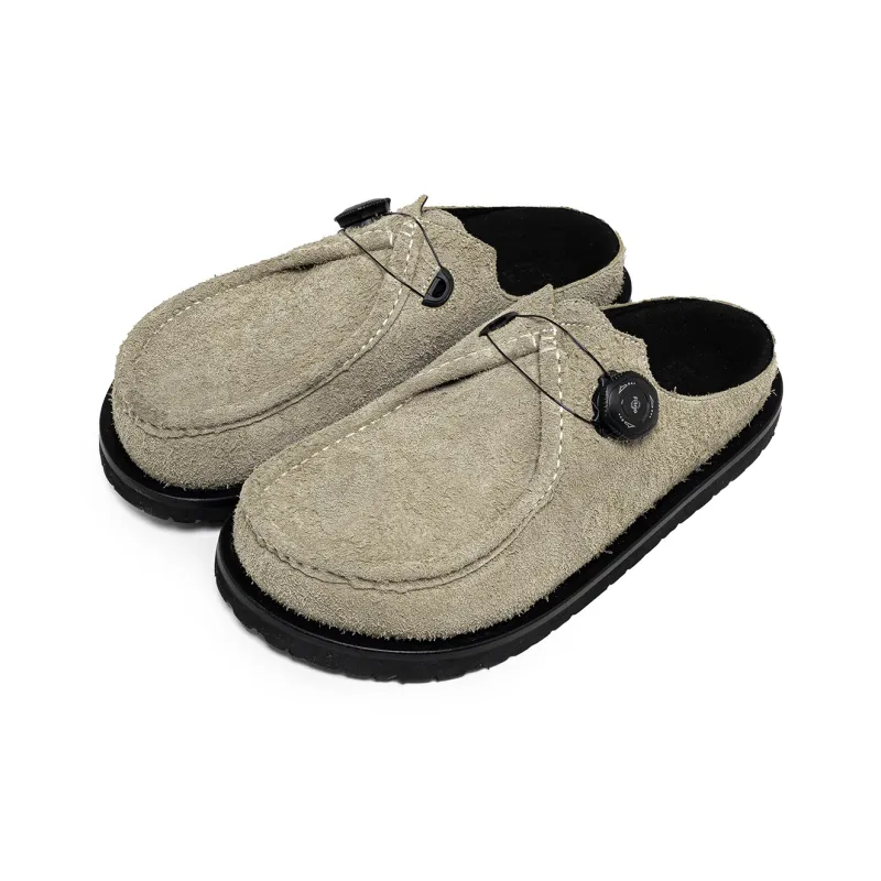 TC Abrasion-Resistant Wrap-toe Slippers Unisex Khaki-3