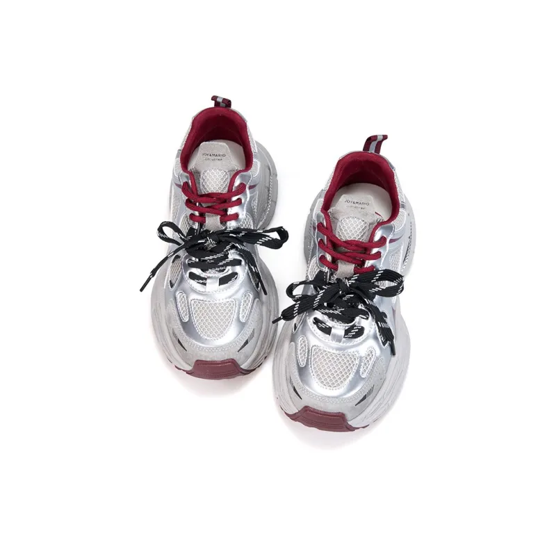 Joy&Mario Height Increasing Low-Top Chunky Sneakers Women's-7