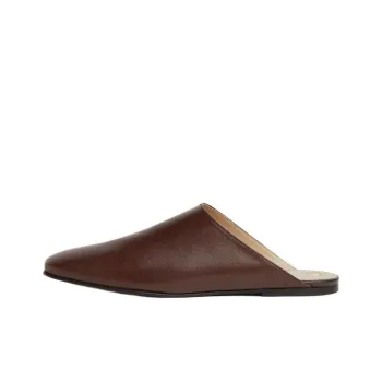 Loro Piana Wrap toe Slippers Women's Brown