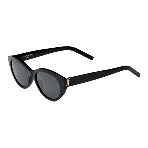 SAINT LAURENT Acetate Cat Eye Sunglasses Unisex Black