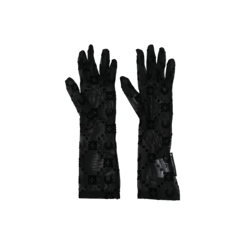 Marine Serre Flocked monogram Gloves