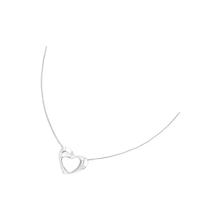 CALVIN KLEIN Titanium Steel Necklaces Women's Silver-2