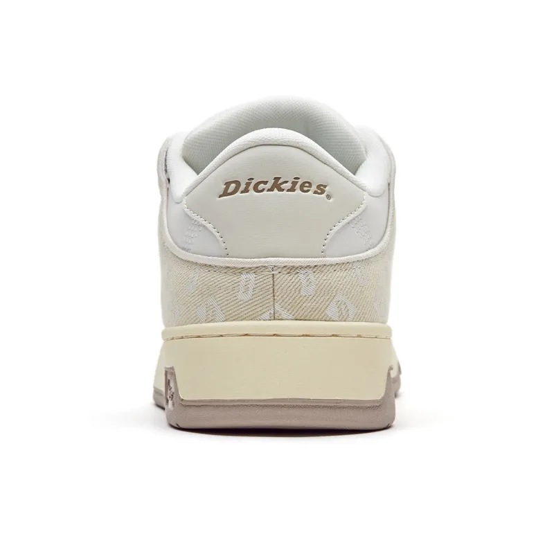 Dickies Anti Slip Wear Resistant Lightweight Breathable Low Top Skateboard Shoes Men's Ecru-3
