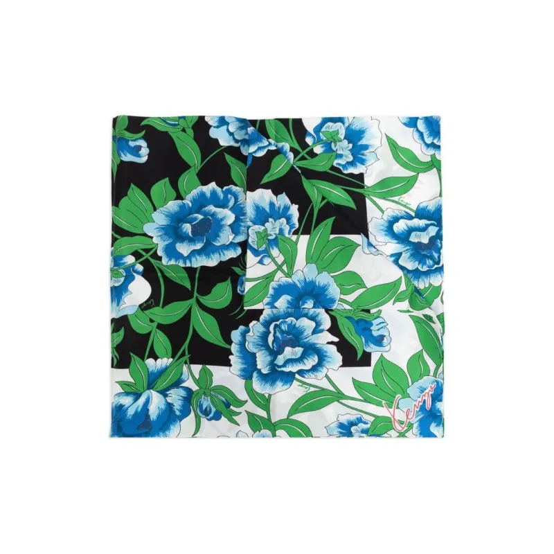 KENZO Floral Pattern Scarf-0