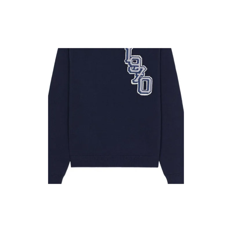 KENZO Varsity Logo Knitted Jumper-3