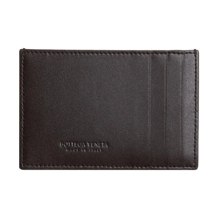 Bottega Veneta Leather, Calfskin Card Holder Men's FONDANT-1