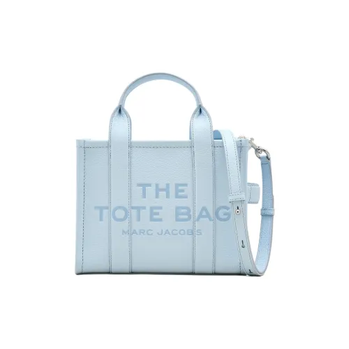 MARC JACOBS Grain Leather Tote Bag, Shopping Bag, Shoulder Bag, Crossbody Bag, Handbag Trumpets Women's White