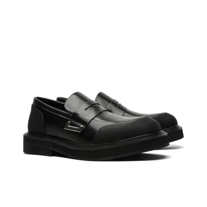 LUOMAIKE Loafers Unisex Black-4