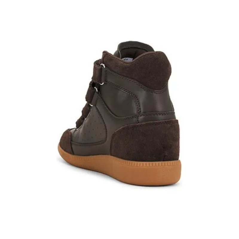 STEVE MADDEN MUSTANG High-Top Casual Shoes Women's Brown-4