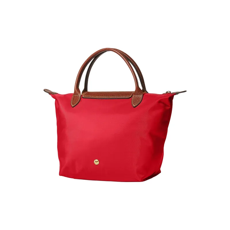 LONGCHAMP Le Pliage Nylon Tote Bag Shopping Bag Handbag Small Size Women's Red-1