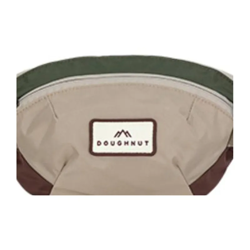 Doughnut Nylon Fabric One Shoulder Crossbody Fanny Pack Women's Beige Yellow-2