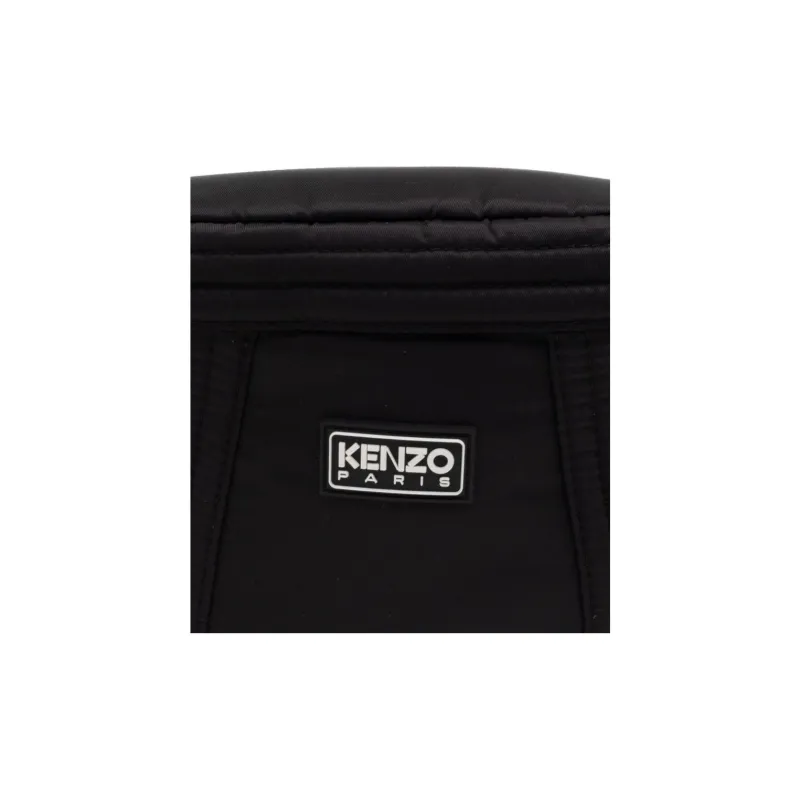 KENZO Logo-appliqué Ribbed-detail Belt Bag-4