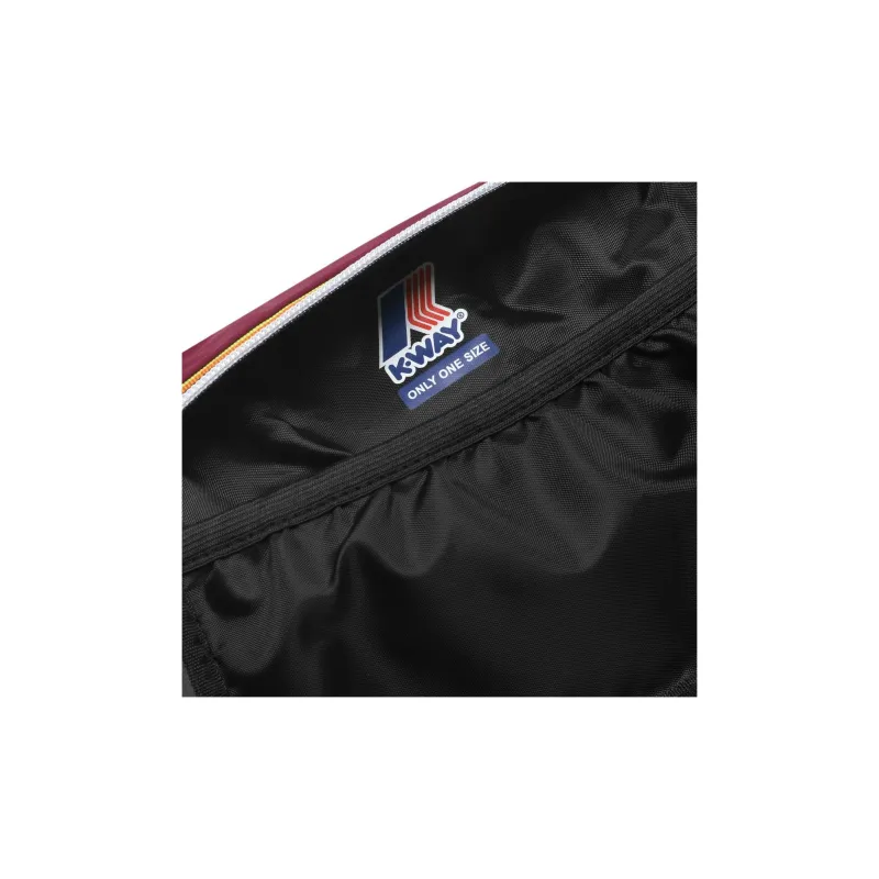 K WAY Nylon Storage Bag Unisex Dark Red-2