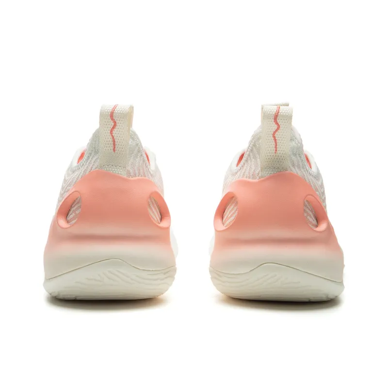 LINING Charming Ultra Low Basketball Shoes Men Low Top White Pink-5