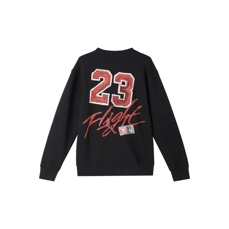 Jordan MJ FLC CREW GCEL Sweatshirt Men's Black-1