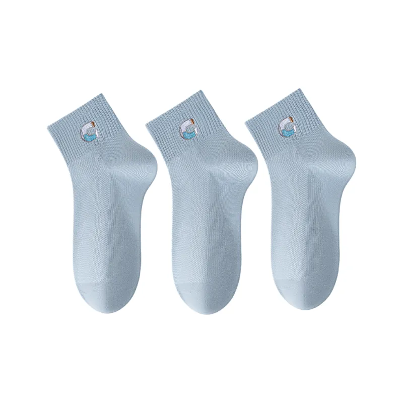Lan Miao Mid Calf Socks Men's 3 Pack-10