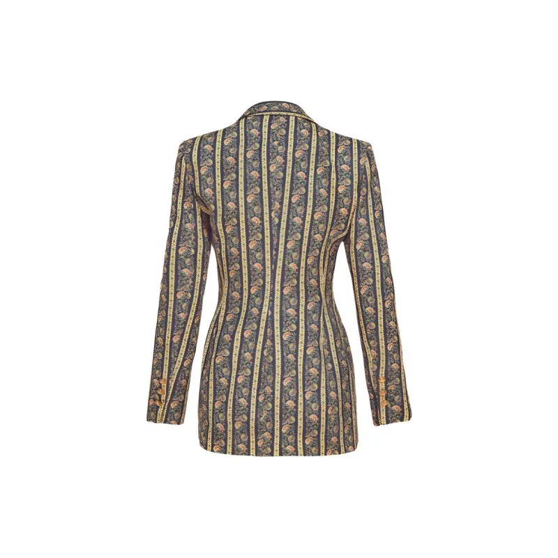 Vivienne Westwood Floral Striped Blazer-1