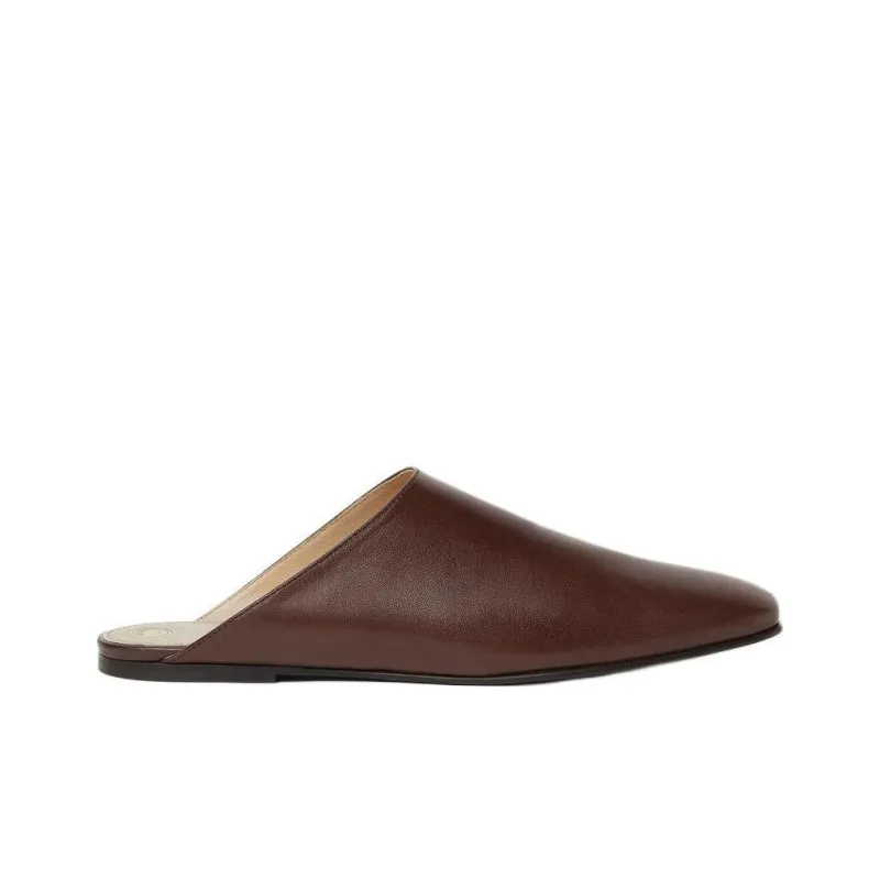 Loro Piana Wrap toe Slippers Women's Brown-1