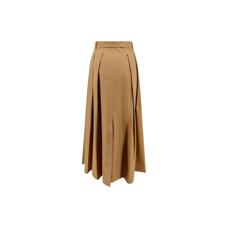 'S MAX MARA Casual Long Skirt Women's Brown-1