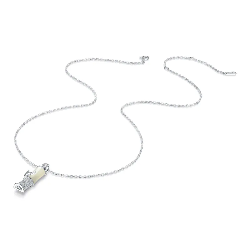 CLARKIA FLOWER Chalcedony Necklaces Women's-1