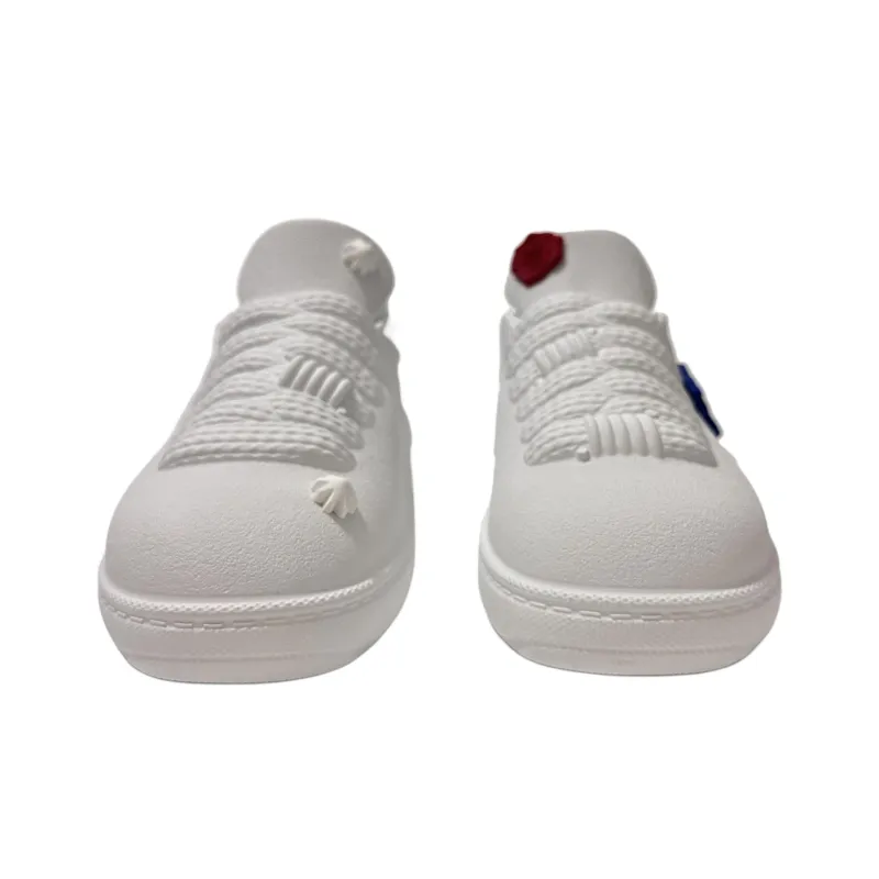 Burberry Bubble Low Top Skateboard Shoes Women's White-2