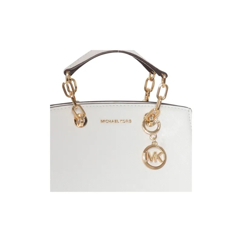 MICHAEL KORS Body Leather Shoulder Bag Crossbody Bag Handbag Women's White-3