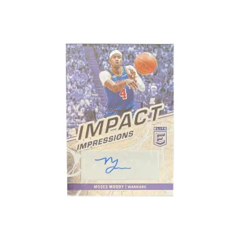PANINI 2022 23 Elite Durex Warriors Moses Moody Autograph Card Special Card Rising Stars Next Year Sports Cards 1 Pc