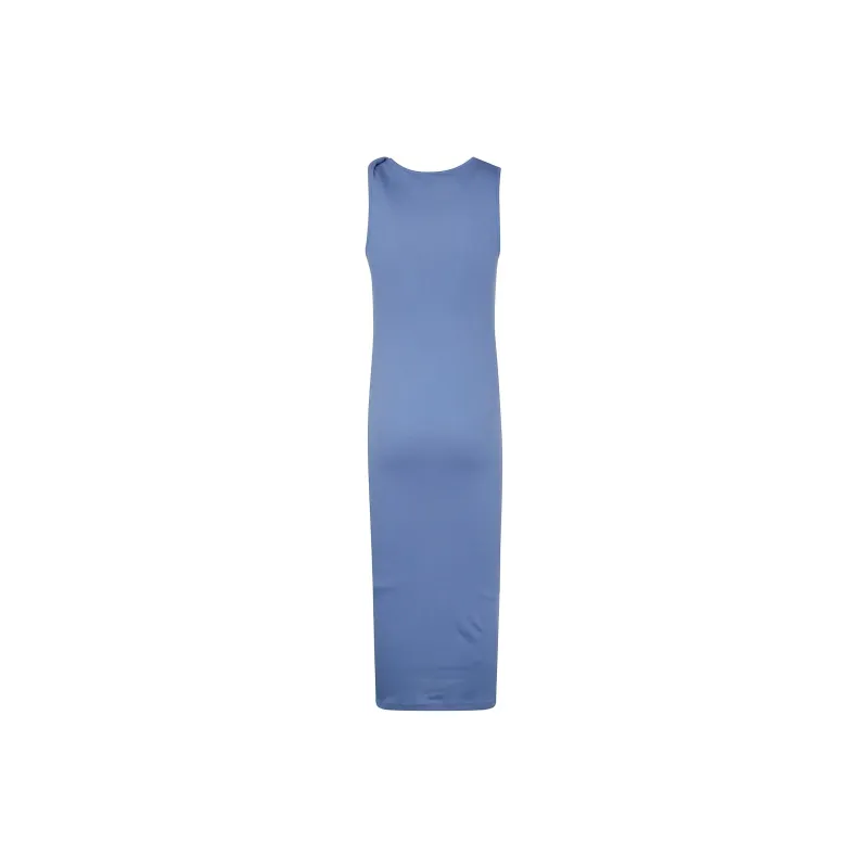 JW Anderson Logo Embroidered Twisted Strap Maxi Dress-1