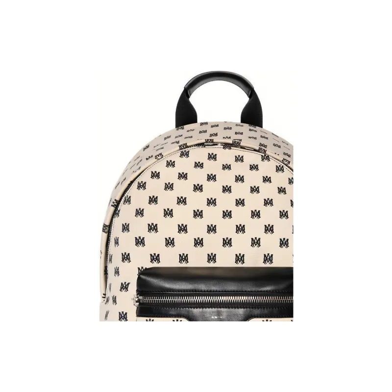AMIRI Canvas Backpack Men's Snowflake Gypsum-3