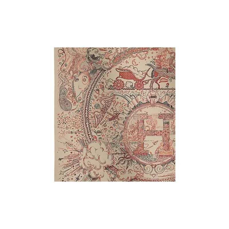 HERMES Mulberry Silk Scarves Women's Light Umber-1