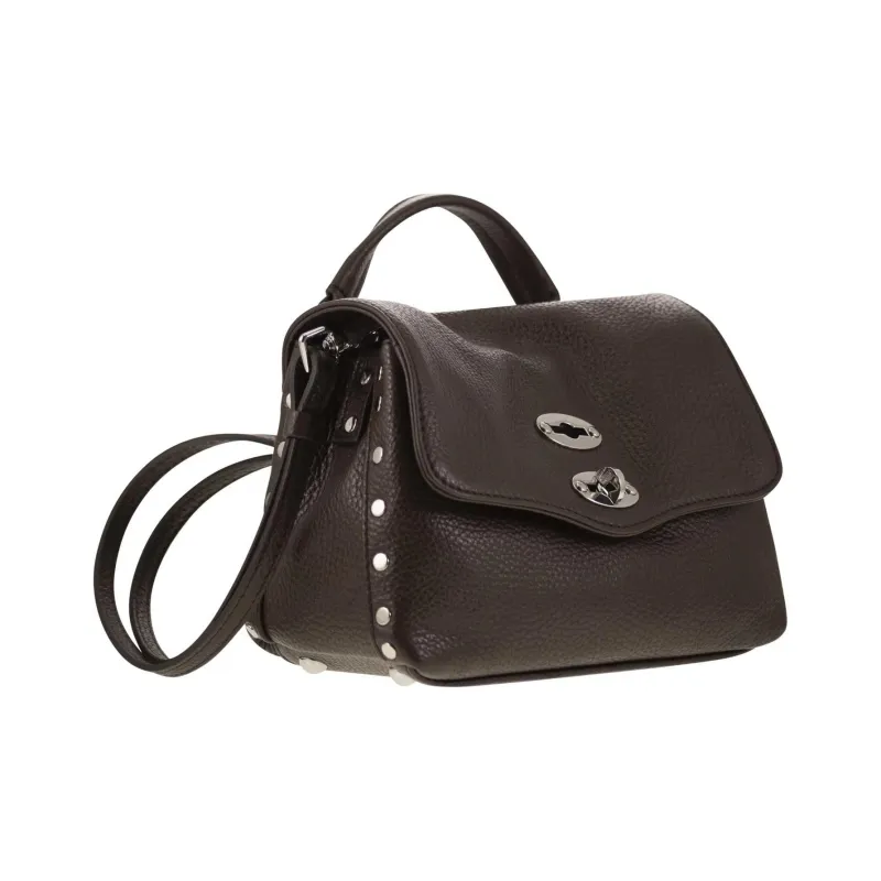 Zanellato Postina Calfskin Handbag Women's Brown-1