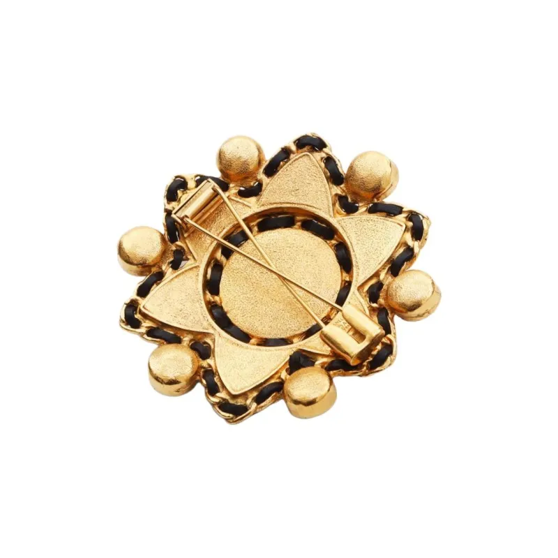 CHANEL 1995 Gripoix Brooch-1