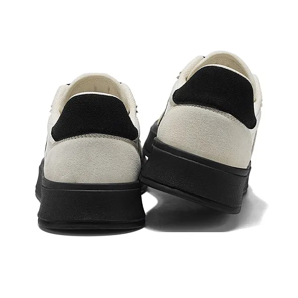 AGSDON Low Top Skateboard Shoes Men's Panda Black-3