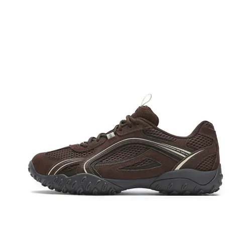 FILA PEBBLE Cushioning Wear-Resistant Low-Top Running Shoes Women's Garden Brown
