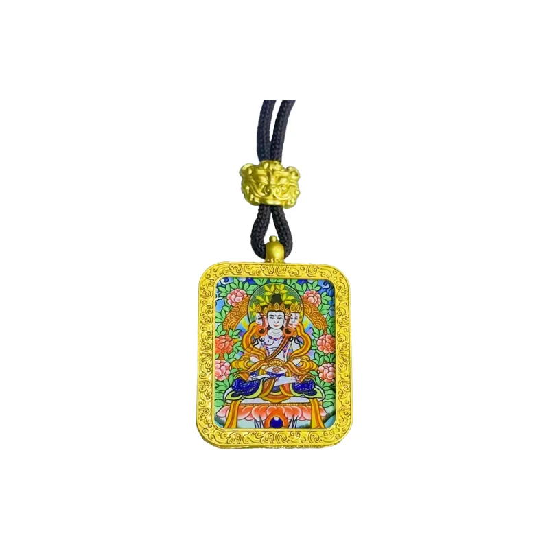 Jade Linmen Alloy Necklaces Unisex-8