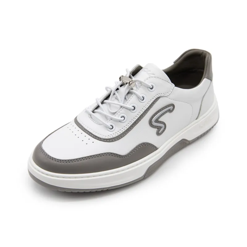 Satchi Low-Top Skateboard Shoes Men's White-1