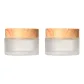 Wood Grain Lid Balm Jar 30g*2 Pcs