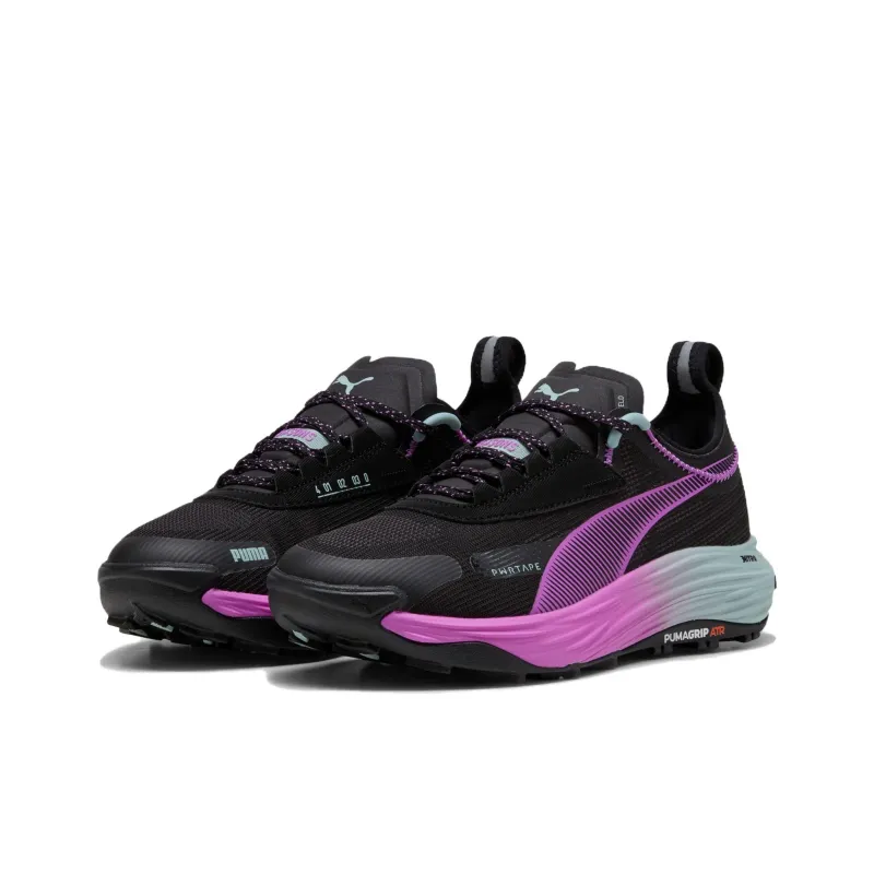 PUMA Voyage NITRO 3 Anti Slip Wear Resistant Low Top Trail Running Shoes Women's Black-2
