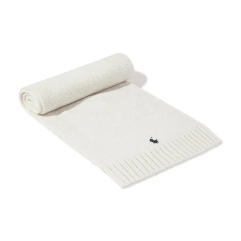 Polo Ralph Lauren Logo Embroidered Scarf-2