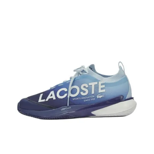 LACOSTE Low Top Tennis Shoes Men's Dark Blue