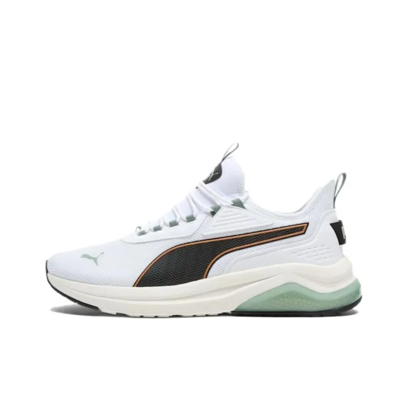 PUMA Amplifier Anti Slip Wear Resistant Low Top Casual Shoes Men's White-0