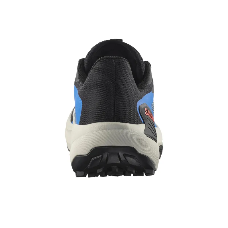 SALOMON GENESIS Cushioning Low Top Running Shoes Men's Black Blue Red-3