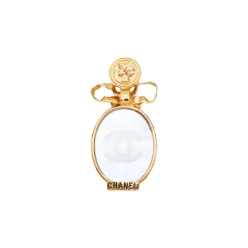 CHANEL 1980s Mirror Brooch
