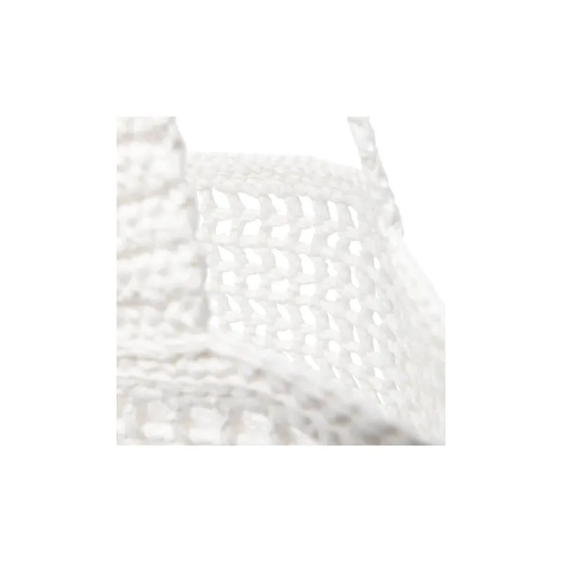 PRADA Raffia One Shoulder Handbags Women's White-5