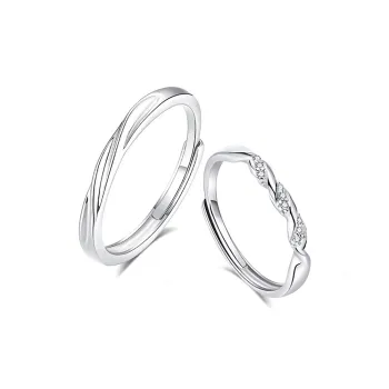 Kelanxi 999 Fine Silver Rings Unisex