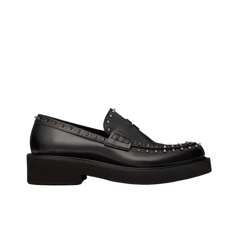 Valentino Garavani Rockstud Slip On Loafers-1
