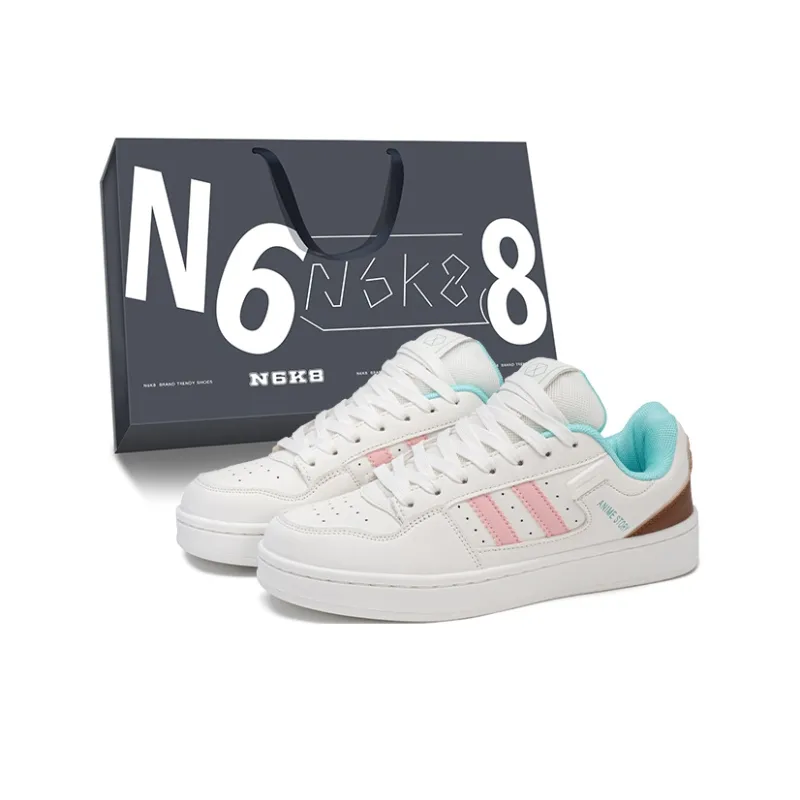 N6K8 Non-slip Lightweight Low-Top Skateboard Shoes Unisex-36