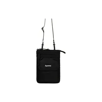 Supreme FW19 Nylon Shoulder Bag, Crossbody Bag Regular Unisex Black